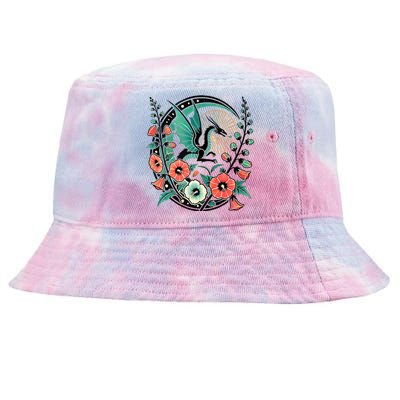 Vintage Dragon Illustration Dragon Lovers Tie-Dyed Bucket Hat