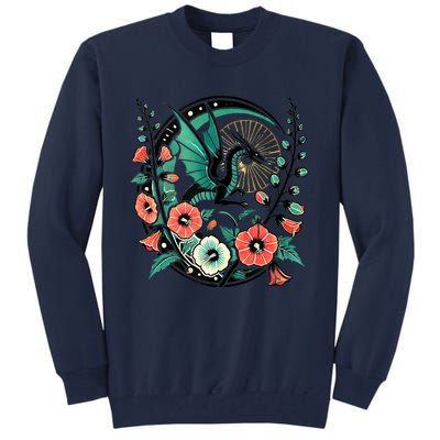 Vintage Dragon Illustration Dragon Lovers Tall Sweatshirt