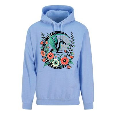 Vintage Dragon Illustration Dragon Lovers Unisex Surf Hoodie