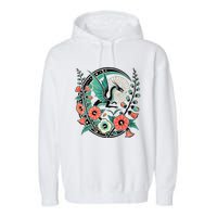 Vintage Dragon Illustration Dragon Lovers Garment-Dyed Fleece Hoodie