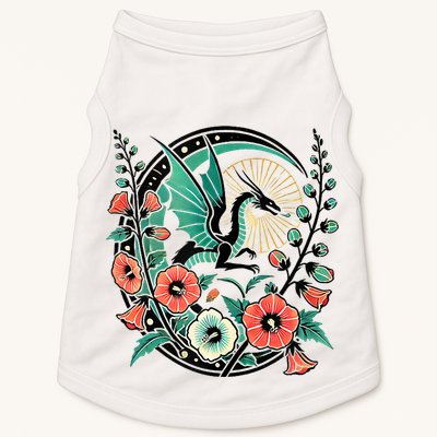 Vintage Dragon Illustration Dragon Lovers Doggie Tank