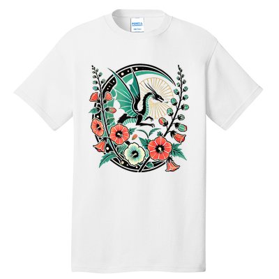 Vintage Dragon Illustration Dragon Lovers Tall T-Shirt