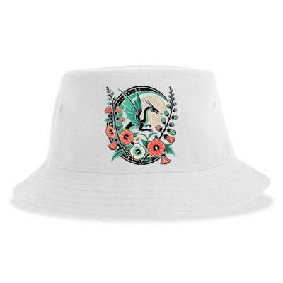 Vintage Dragon Illustration Dragon Lovers Sustainable Bucket Hat