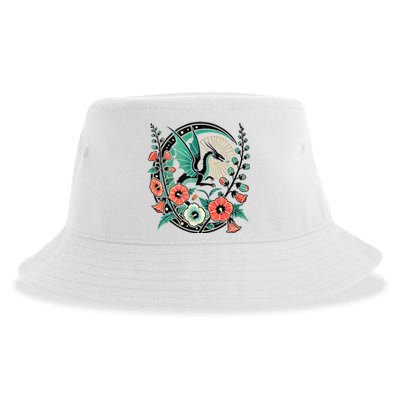 Vintage Dragon Illustration Dragon Lovers Sustainable Bucket Hat