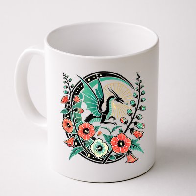 Vintage Dragon Illustration Dragon Lovers Mug