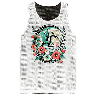 Vintage Dragon Illustration Dragon Lovers Mesh Reversible Basketball Jersey Tank