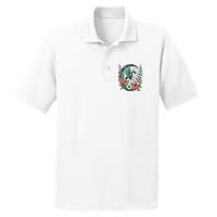 Vintage Dragon Illustration Dragon Lovers PosiCharge RacerMesh Polo