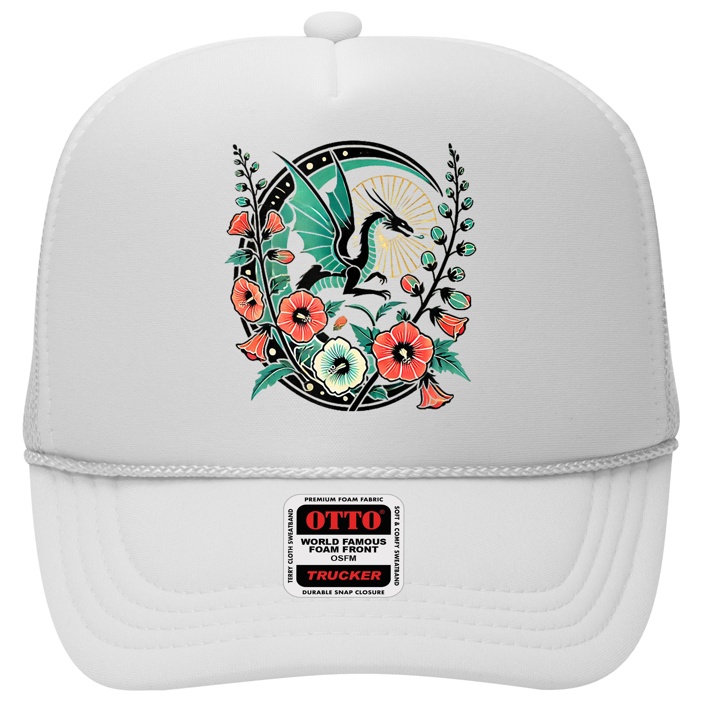 Vintage Dragon Illustration Dragon Lovers Hat