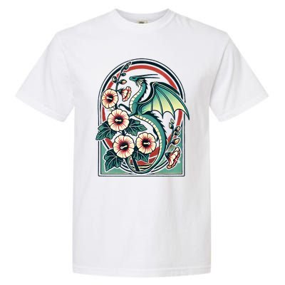 Vintage Dragon Illustration Dragon Lovers Garment-Dyed Heavyweight T-Shirt