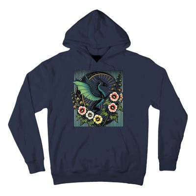 Vintage Dragon Illustration Dragon Lovers Tall Hoodie