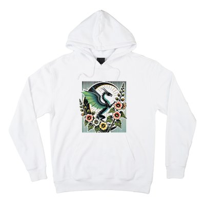 Vintage Dragon Illustration Dragon Lovers Hoodie