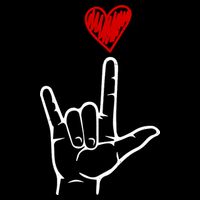 Valentines Day I Love You Hand Sign Asl City Backpack