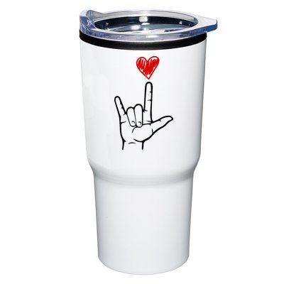Valentines Day I Love You Hand Sign Asl Tumbler