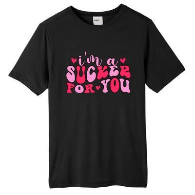 Valentines Day IM A Sucker For You Girlfriend Tall Fusion ChromaSoft Performance T-Shirt