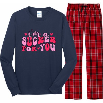 Valentines Day IM A Sucker For You Girlfriend Long Sleeve Pajama Set