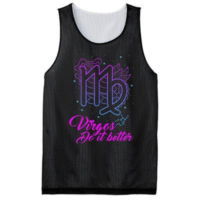 Virgos Do It Better Zodiac Maiden Sign Astrology Horoscope Mesh Reversible Basketball Jersey Tank