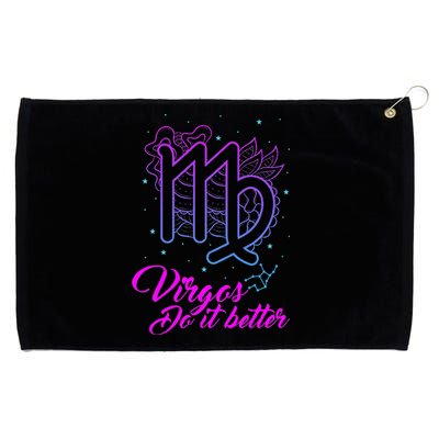 Virgos Do It Better Zodiac Maiden Sign Astrology Horoscope Grommeted Golf Towel