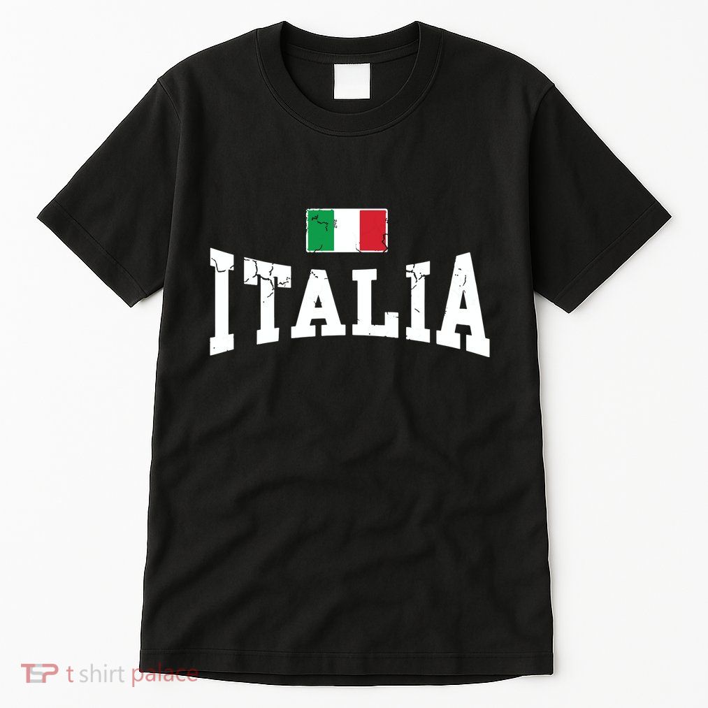 Vintage Distressed Italia Flag Italy Italian Family Group Tall T-Shirt