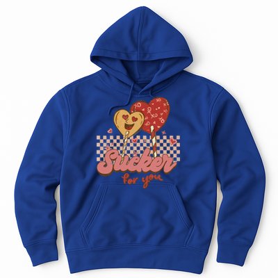 Valentine's Day Im A Sucker For You Heart Lollipops Xoxo Great Gift Hoodie