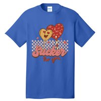 Valentine's Day Im A Sucker For You Heart Lollipops Xoxo Great Gift Tall T-Shirt