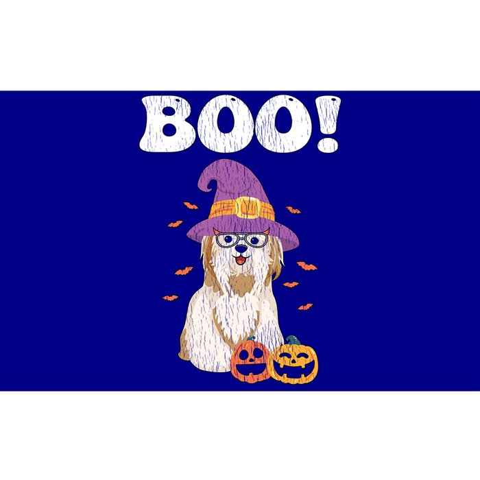 Vintage Dog Is My Boo Witch Poodles Dog Mom Dad Halloween Great Gift Bumper Sticker