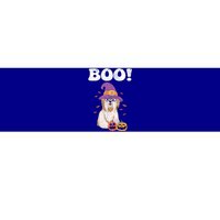 Vintage Dog Is My Boo Witch Poodles Dog Mom Dad Halloween Great Gift Bumper Sticker