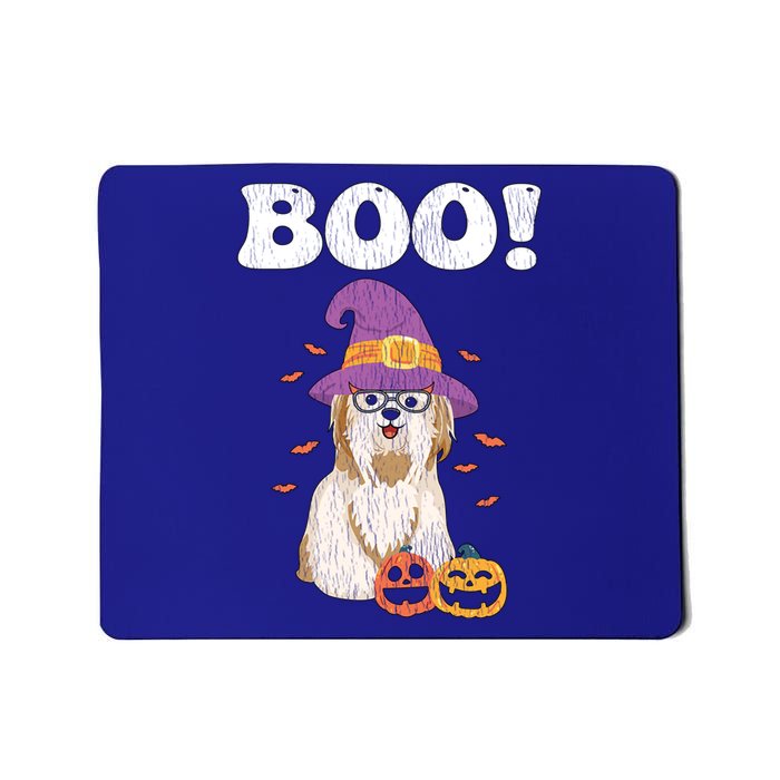 Vintage Dog Is My Boo Witch Poodles Dog Mom Dad Halloween Great Gift Mousepad