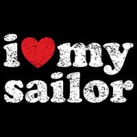 Vintage Distressed I Love My Sailor Meaningful Gift T-Shirt