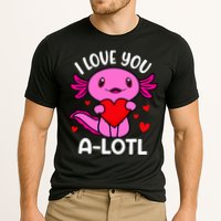 Valentines Day I Love You Alotl Axolotl Cooling Performance Crew T-Shirt