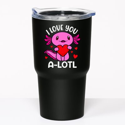 Valentines Day I Love You Alotl Axolotl Tumbler