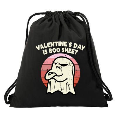 Valentines Day Is Boo Sheet Ghost Anti Valentine Gift Drawstring Bag