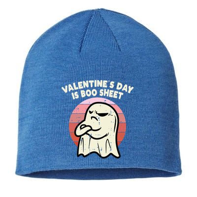 Valentines Day Is Boo Sheet Ghost Anti Valentine Gift Sustainable Beanie