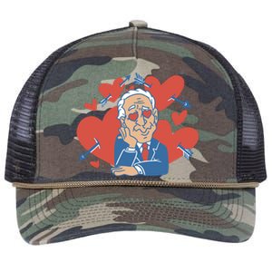 Valentine's Day Joe Biden Funny Retro Rope Trucker Hat Cap