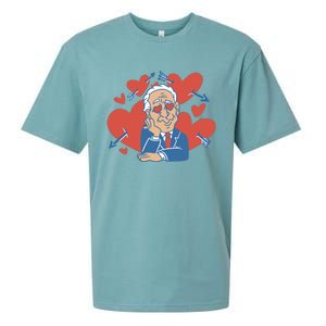 Valentine's Day Joe Biden Funny Sueded Cloud Jersey T-Shirt