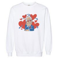 Valentine's Day Joe Biden Funny Garment-Dyed Sweatshirt