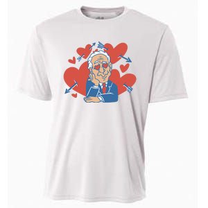 Valentine's Day Joe Biden Funny Cooling Performance Crew T-Shirt