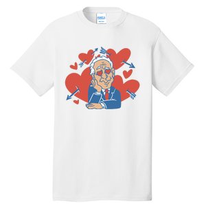 Valentine's Day Joe Biden Funny Tall T-Shirt