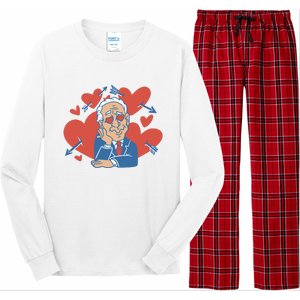 Valentine's Day Joe Biden Funny Long Sleeve Pajama Set