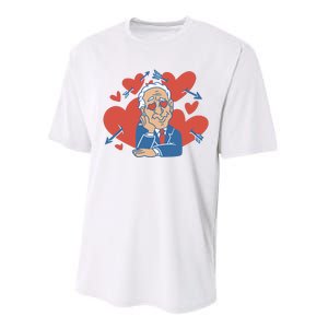 Valentine's Day Joe Biden Funny Performance Sprint T-Shirt