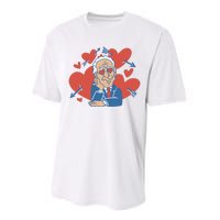 Valentine's Day Joe Biden Funny Performance Sprint T-Shirt