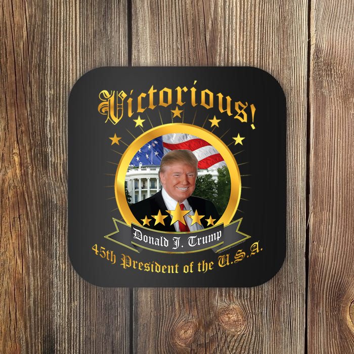 Victorious Donald J Trump President Election Coaster