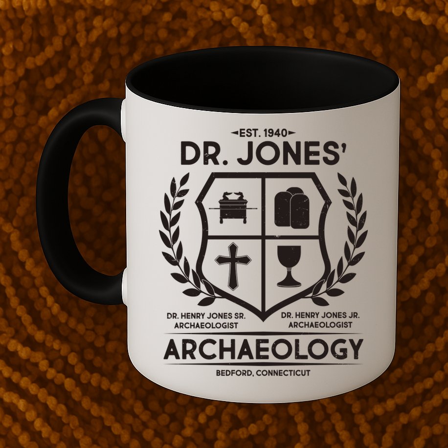 Vintage Dr. Jones Archaeology EST 1940 Mug