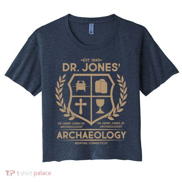 Vintage Dr. Jones Archaeology EST 1940 Crop Top