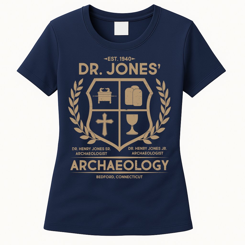 Vintage Dr. Jones Archaeology EST 1940 Womens T-Shirt