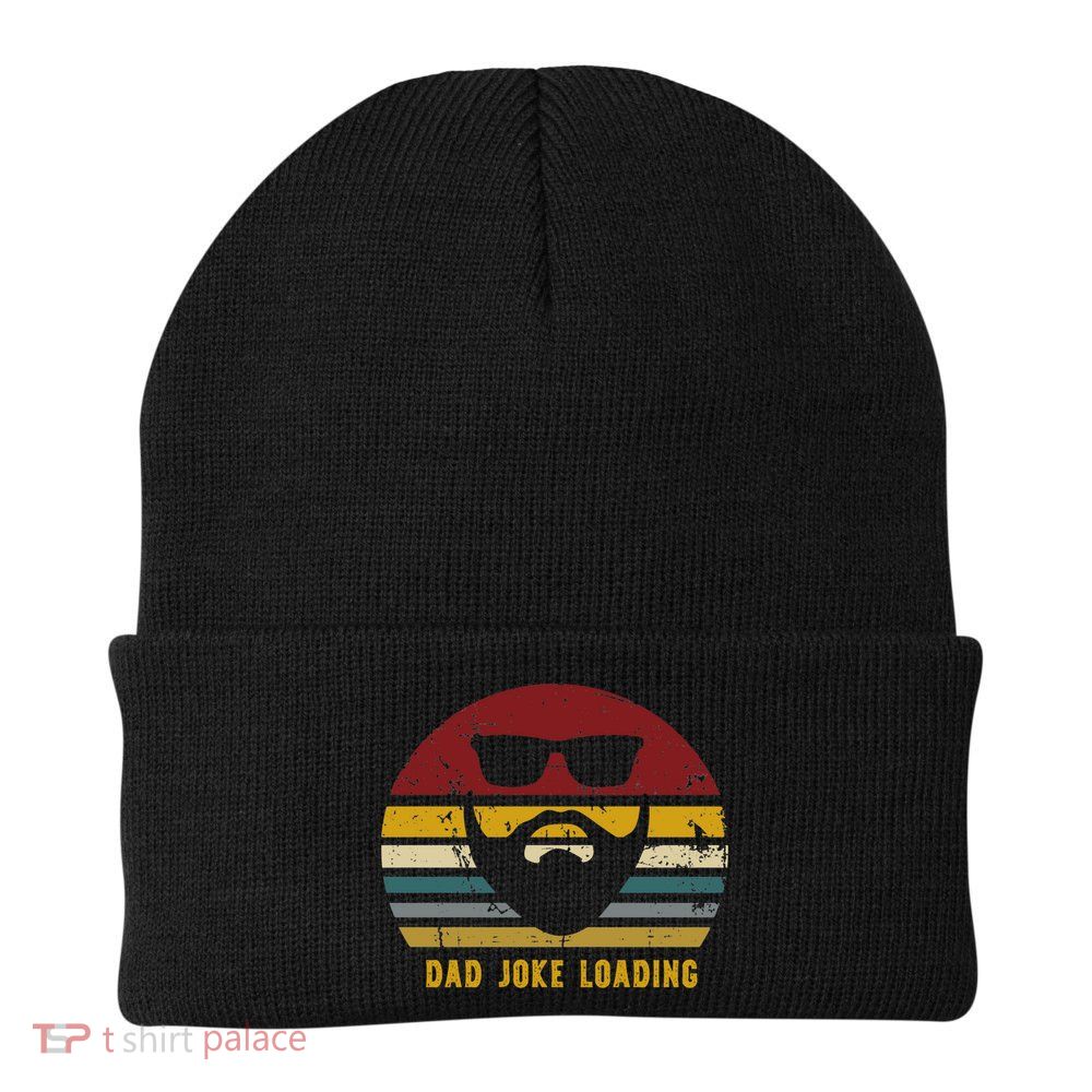 Vintage Dad Joke Loading Rad Jokes Funny Dads Gift Beanie