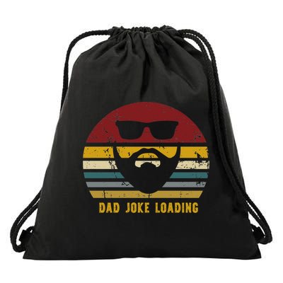 Vintage Dad Joke Loading Rad Jokes Funny Dads Gift Drawstring Bag