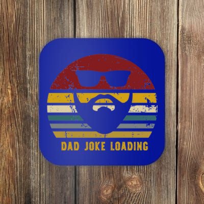 Vintage Dad Joke Loading Rad Jokes Funny Dads Gift Coaster