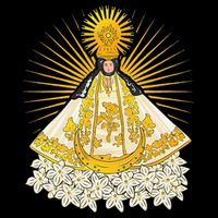 Virgen de Juquila Oaxaca, Mexico Flatbill Hat
