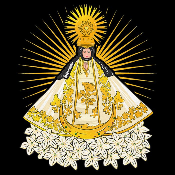 Virgen de Juquila Oaxaca, Mexico Flatbill Hat