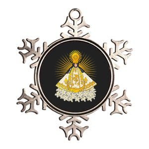 Virgen de Juquila Oaxaca, Mexico Metallic Star Ornament